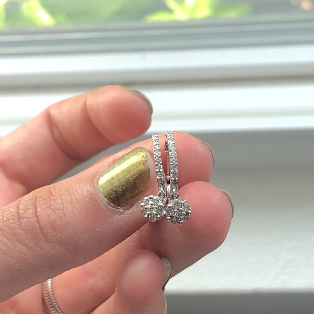 Sonia Bitton Diamond Charm earrings